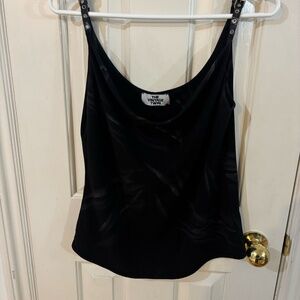 Unreal y2k 90s tank top pattern slight glitter belt shoulder straps